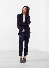 קרדיגן צווארון עטוי