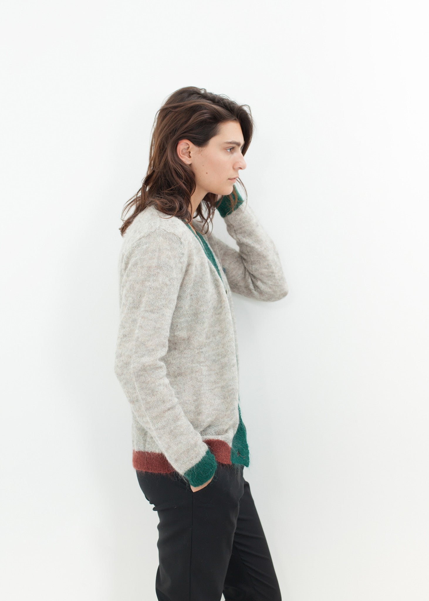 Deskle Deskle Cardigan in Heather – Yogo